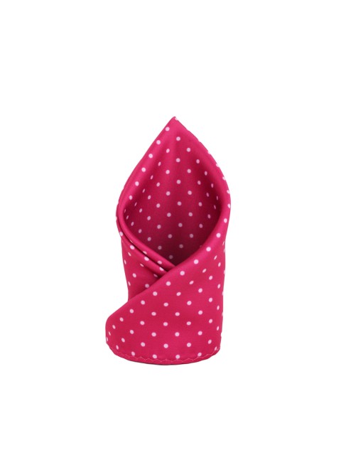 

Alvaro Castagnino Pink Polka Dot Print Pocket Square
