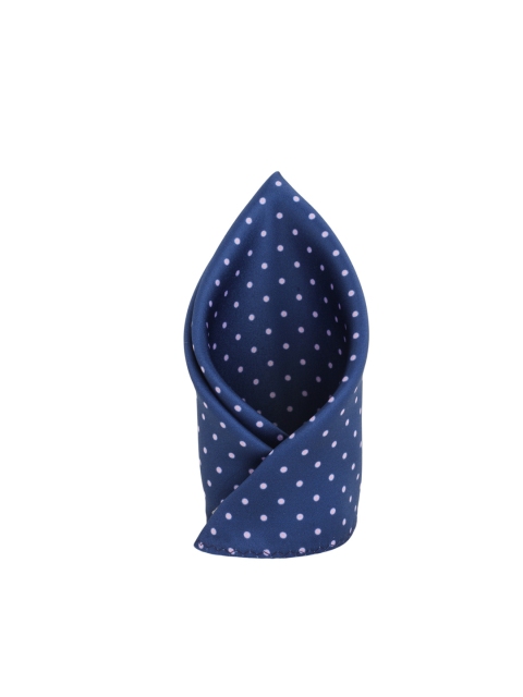 

Alvaro Castagnino Blue Polka Dot Print Pocket Square