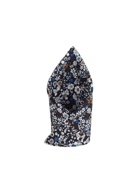 

Alvaro Castagnino Black & White Floral Print Pocket Square