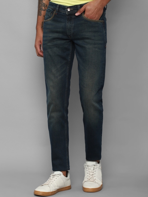 

Allen Solly Men Navy Blue Skinny Fit Heavy Fade Jeans