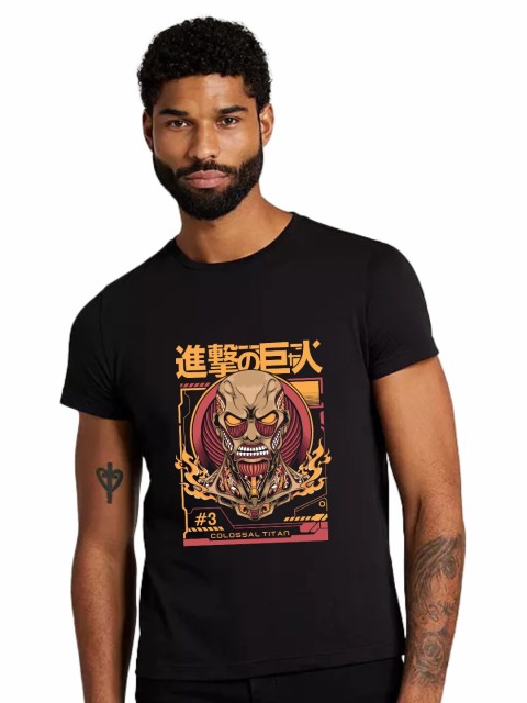 

Planet Superheroes Men Black Printed T-shirt