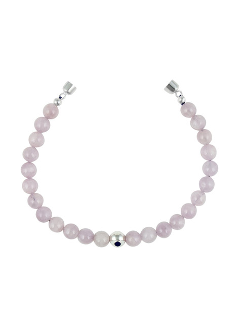 

LA SOULA Men Pink Beaded Bracelet Rakhi