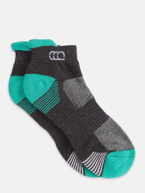 

Ajile by Pantaloons Women Green & Grey Patterned Ankle-Length Socks