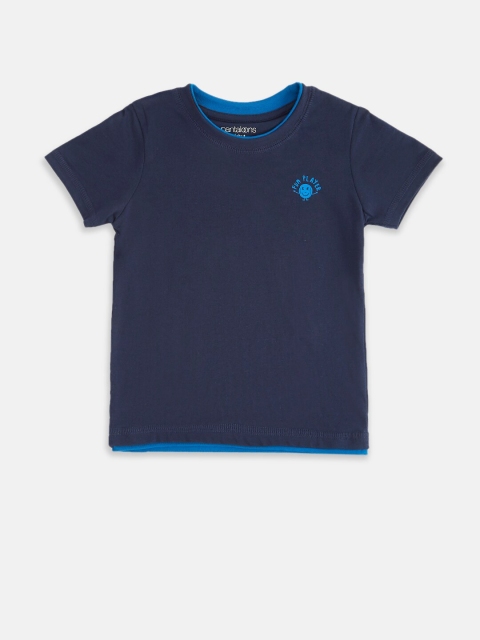 

Pantaloons Baby Boys Navy Blue T-shirt