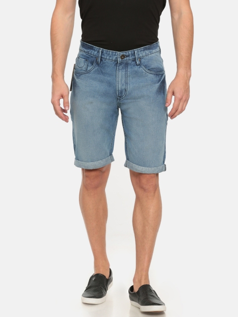 

People Men Blue Denim Shorts