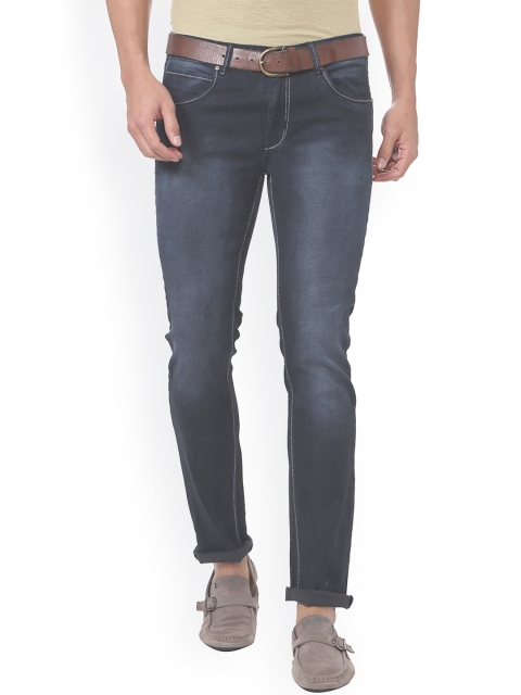 

People Men Blue Slim Fit Mid-Rise Jeans