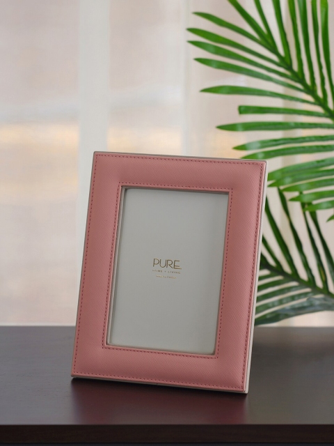 

Pure Home and Living Pink & White Solid Table Photo Frame