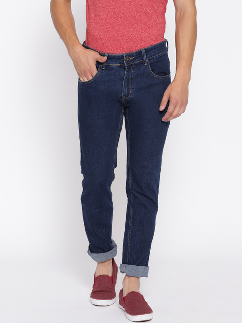 

People Men Navy Slim Fit Jeans, Navy blue
