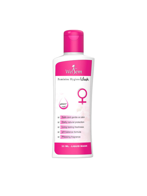 

WELFEM Women Feminine Intimate Hygiene Wash 100 ml, White