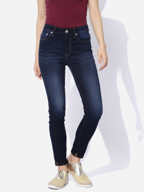 

Aeropostale Women Blue Skinny Fit High-Rise Stretchable Jeans