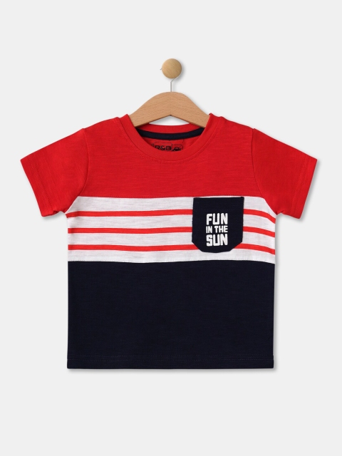 

R&B Boys Multicoloured & xiketic Striped T-shirt, Multi