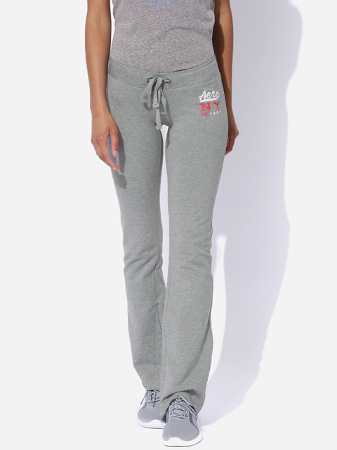 

Aeropostale Grey Melange Track Pants