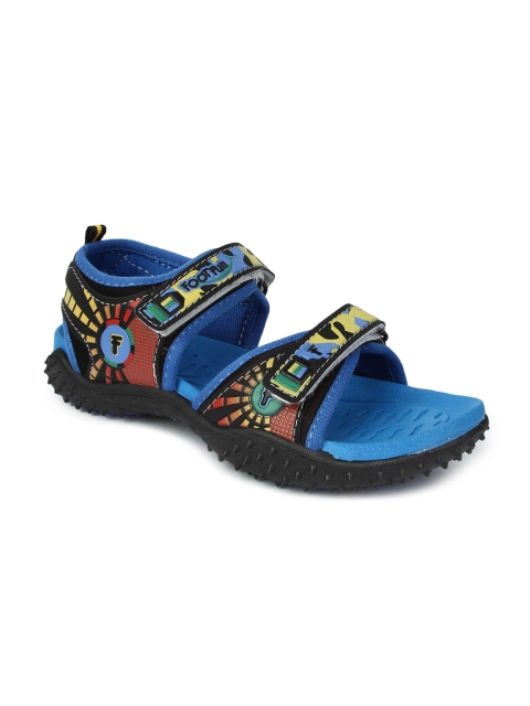

Liberty Unisex Kids Blue Printed Sneakers