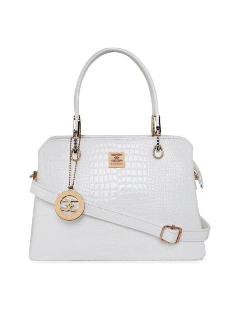 

ESBEDA White PU Structured Handheld Bag