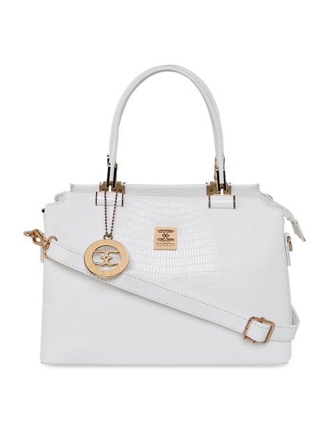 

ESBEDA White PU Structured Handheld Bag