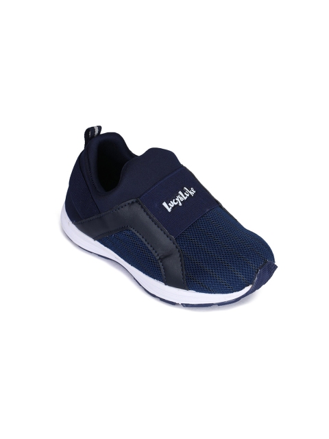 

Liberty Unisex Kids Blue Woven Design Slip-On Sneakers