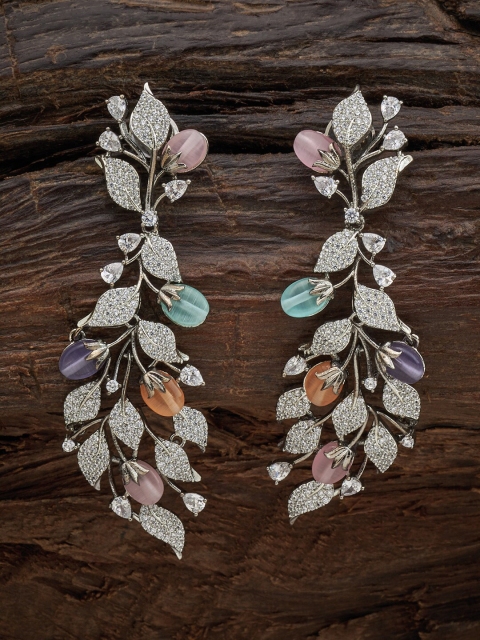 

Kushal's Fashion Jewellery Multicoloured Floral Drop Earrings, Multi