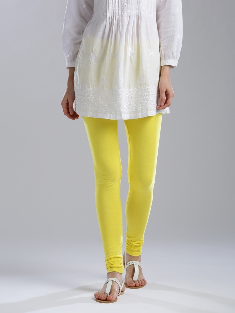 

W Yellow Churidar Leggings