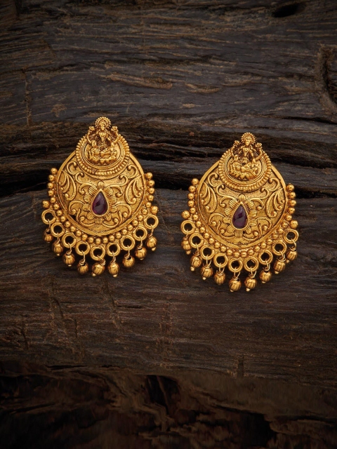 

Kushal's Fashion Jewellery Red Classic Drop Earrings