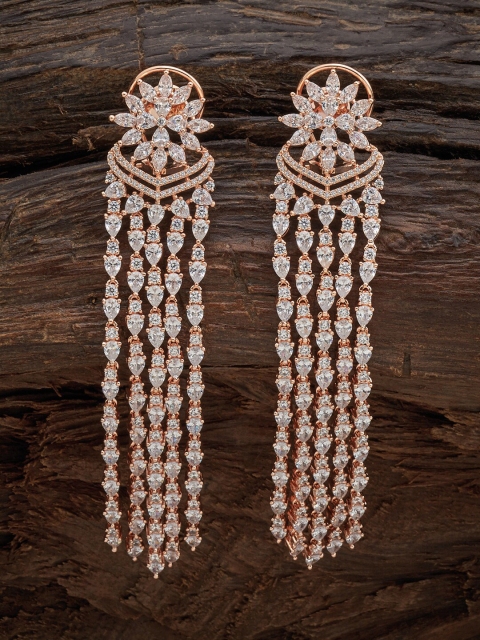 

Kushal's Fashion Jewellery White Contemporary Studs Earrings