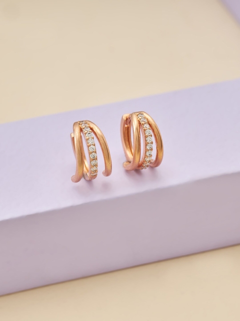 

Kushal's Fashion Jewellery White Contemporary Studs Earrings