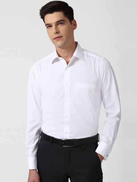 

Peter England Men White Nuvo Regular Fit Solid Formal Shirt
