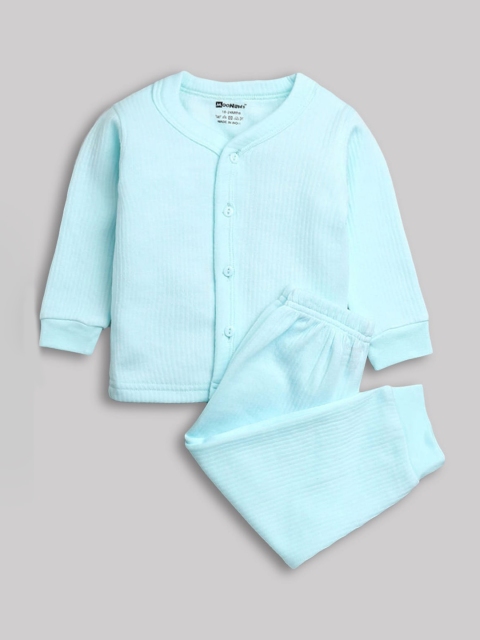 

Hopscotch Infant Boys Blue Solid Cotton Thermal Set