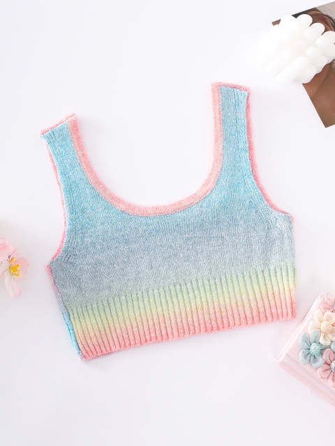 

URBANIC Multicoloured Tie and Dye Top, Multi