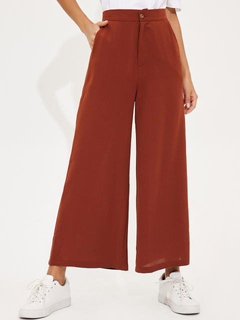 

URBANIC Women Brown Trousers