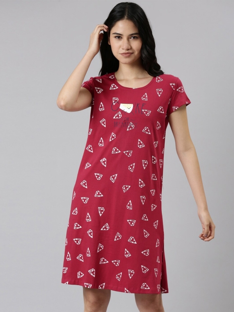 

GOLDSTROMS Red Printed Nightdress