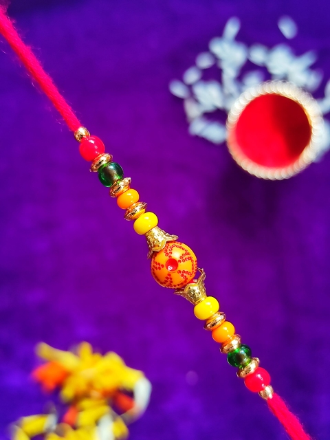 

CRAYTON Men Brown Mauli Rakhi