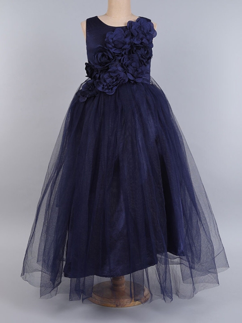 

Hopscotch Navy Blue Shirt Midi Dress