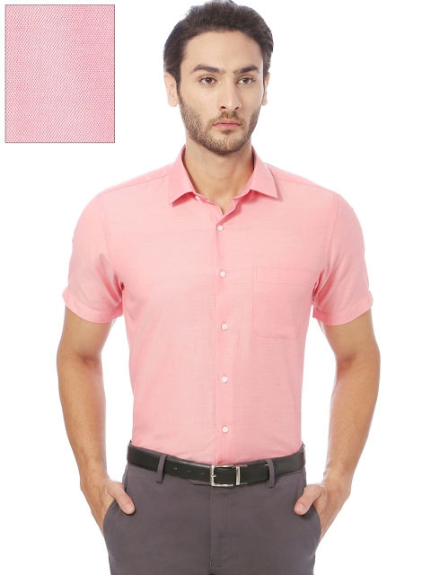 

Peter England Men Pink Nuvo Regular Fit Solid Formal Shirt