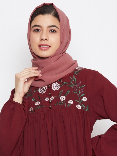 

NABIA Women Rust Scarf