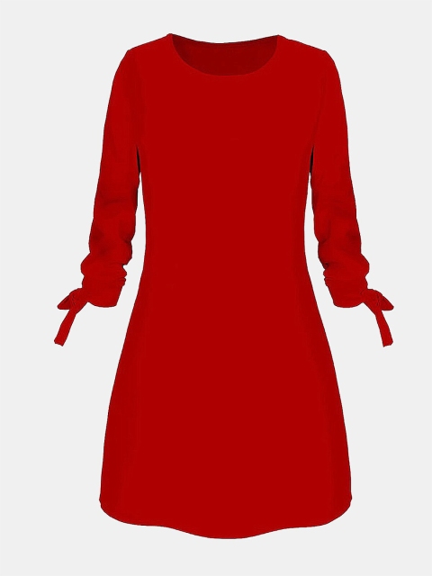 

URBANIC Red Sheath Dress