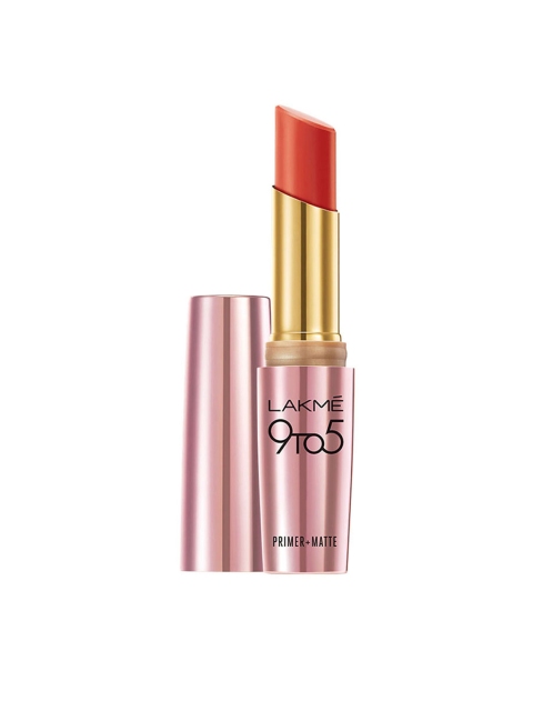 

Lakme 9to5 Primer+Matte Brick Blush Lip Color MR21, Rust