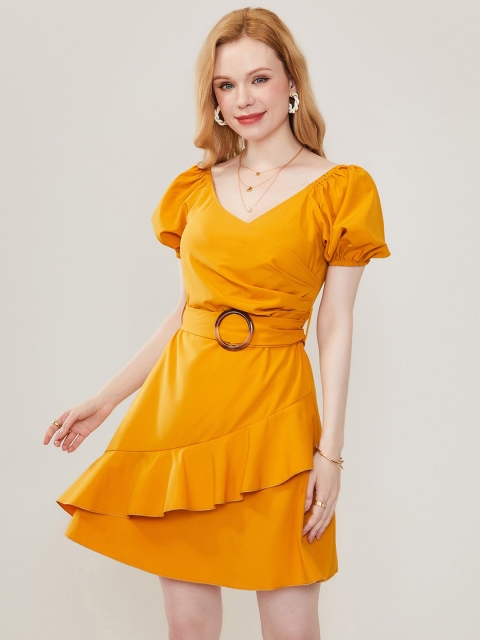 

URBANIC Yellow Dress