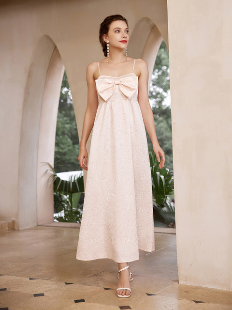 

URBANIC Pink Floral Maxi Dress