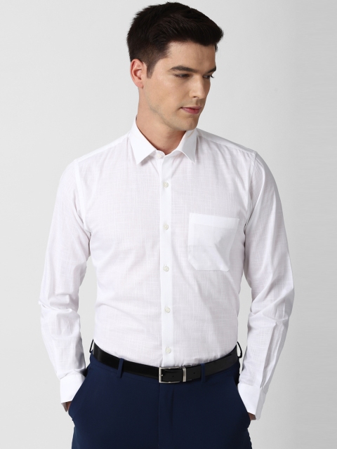 

Peter England Men White Nuvo Regular Fit Solid Formal Shirt