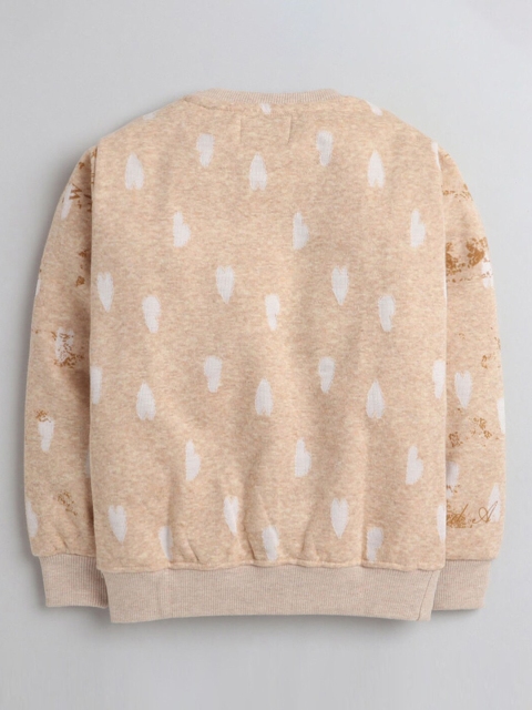 

Hopscotch Boys Orange Printed Sweatshirt