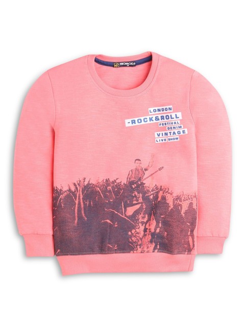 

Hopscotch Boys Peach-Coloured Sweatshirt