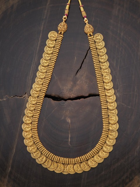 

Kushal's Fashion Jewellery Gold-Toned Silver Gold-Plated Necklace