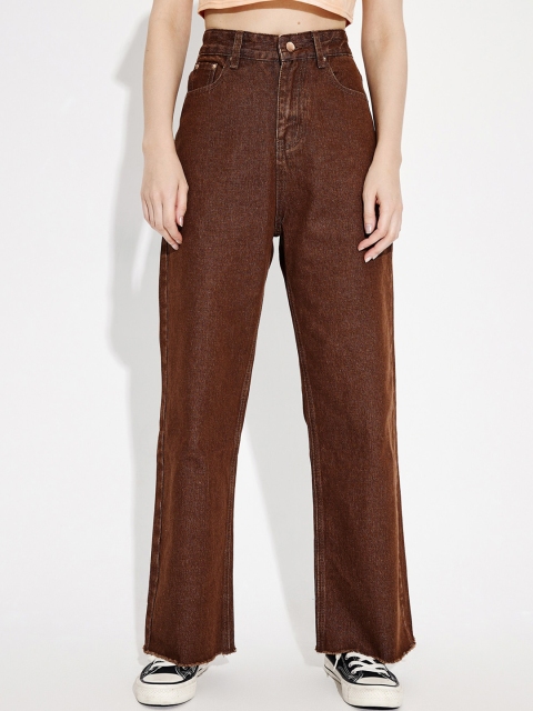 

URBANIC Women Brown Relaxed Fit Jeans