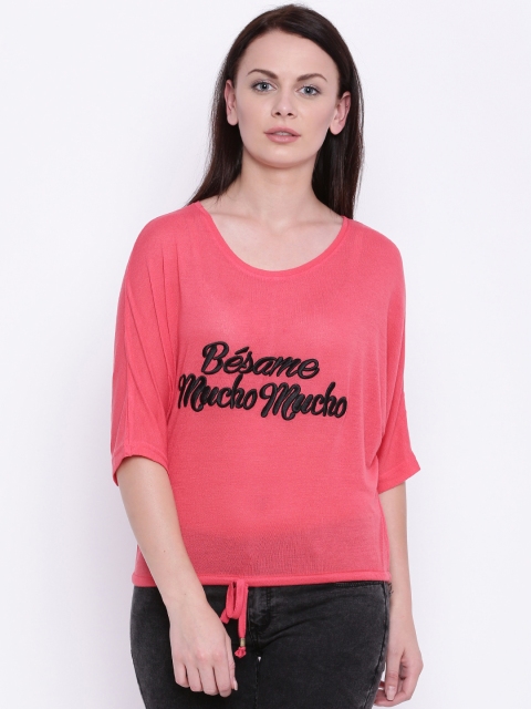 

Deal Jeans Pink Printed Top