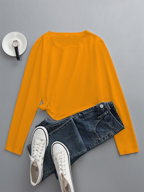 

URBANIC Women Orange T-shirt