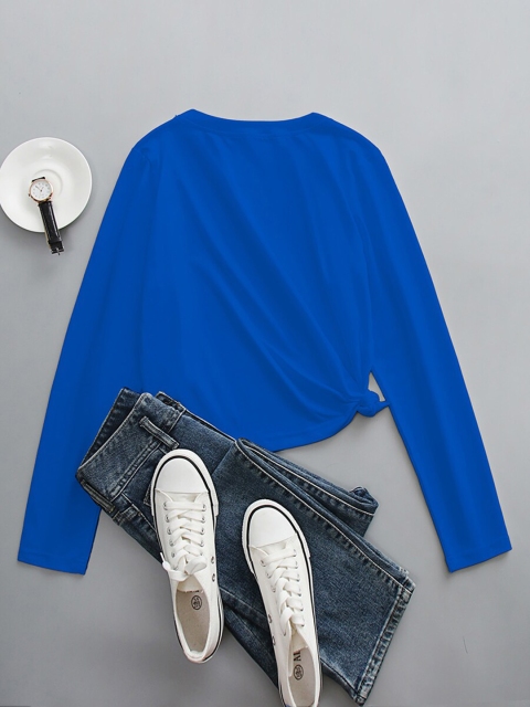

URBANIC Women Blue T-shirt