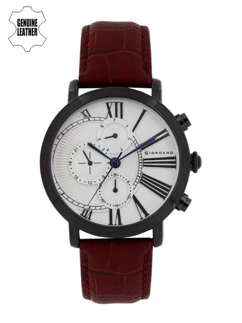 

GIORDANO Men Off-White Analogue Watch C1000-03