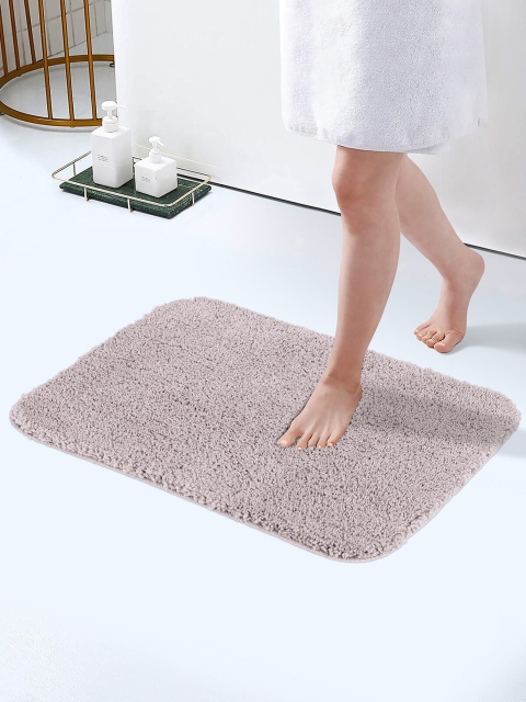 

Obsessions Purple Solid 1300 GSM Anti-Skid Bath Rugs