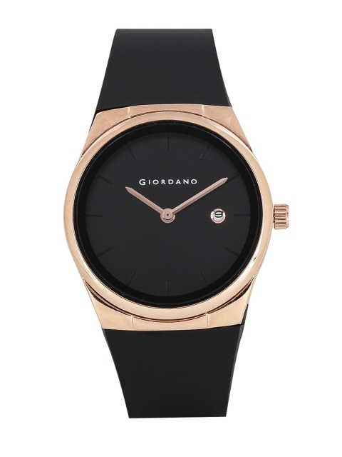 

GIORDANO Men Black Analogue Watch 1811-01