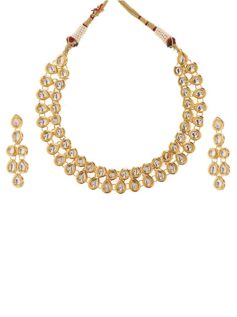 

Bamboo Tree Jewels Gold-Plated Necklace & Earrings Set